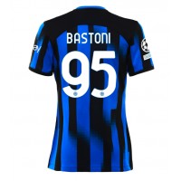 Inter Milan Alessandro Bastoni #95 Replika Hemmatröja Dam 2023-24 Kortärmad